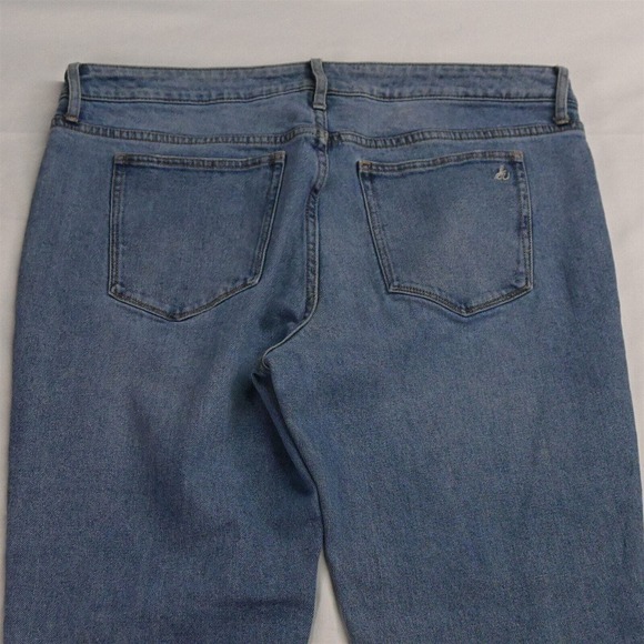 Sam Edelman Fits 14 Kitten Straight Mid Rise Straight Crop Light Denim Jeans‎ - Picture 6 of 7